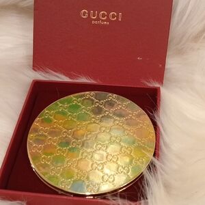 Gucci Gold Compact Mirror